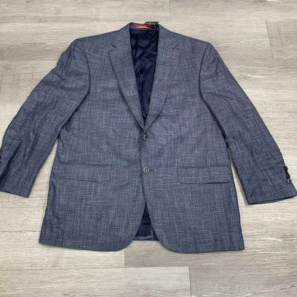 Daniel Cremieux Men's Blue Houndstooth Sport Coat